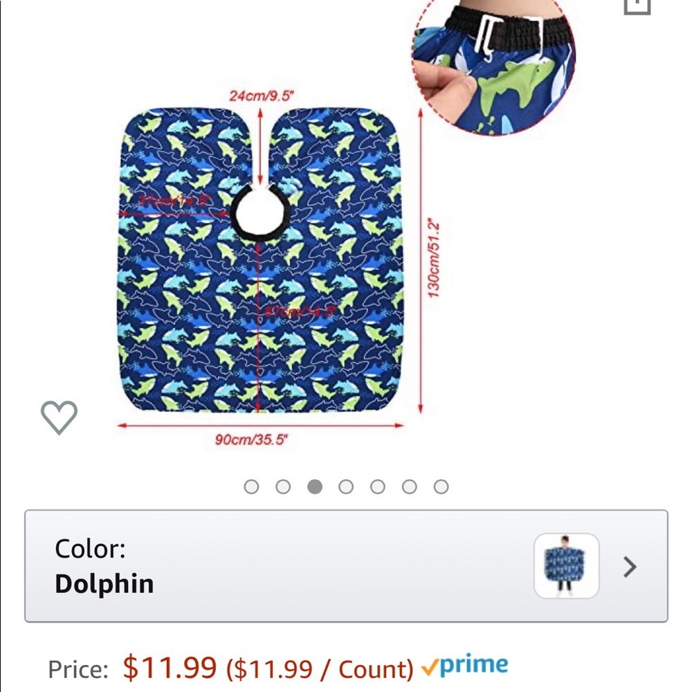 Children’s Dolphin 🐬 Cutting Cape